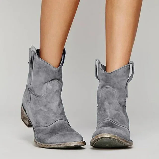 Camellia | Stylish Cowboy Orthopedic Boots