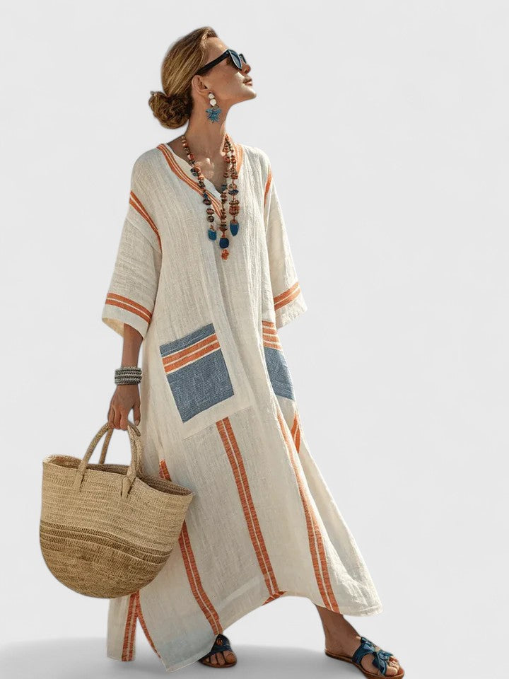 Kyvanna | Elegant Side-Slit Maxi Dress