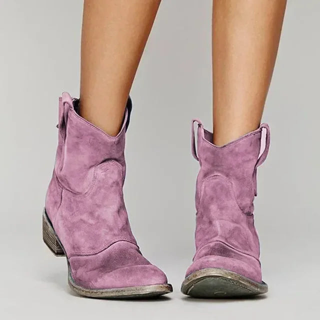 Camellia | Stylish Cowboy Orthopedic Boots
