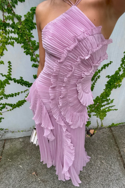 Estelle | Halter Wedding Guest Dress