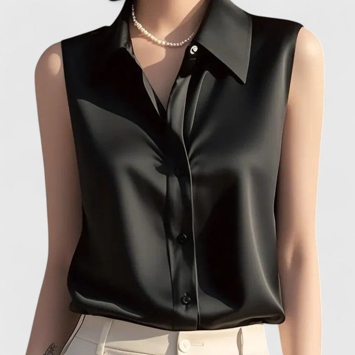 Lavinia | Sophisticated Satin Blouse