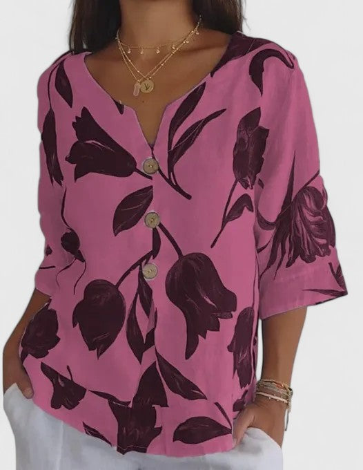 Isabel | Floral Print Blouse