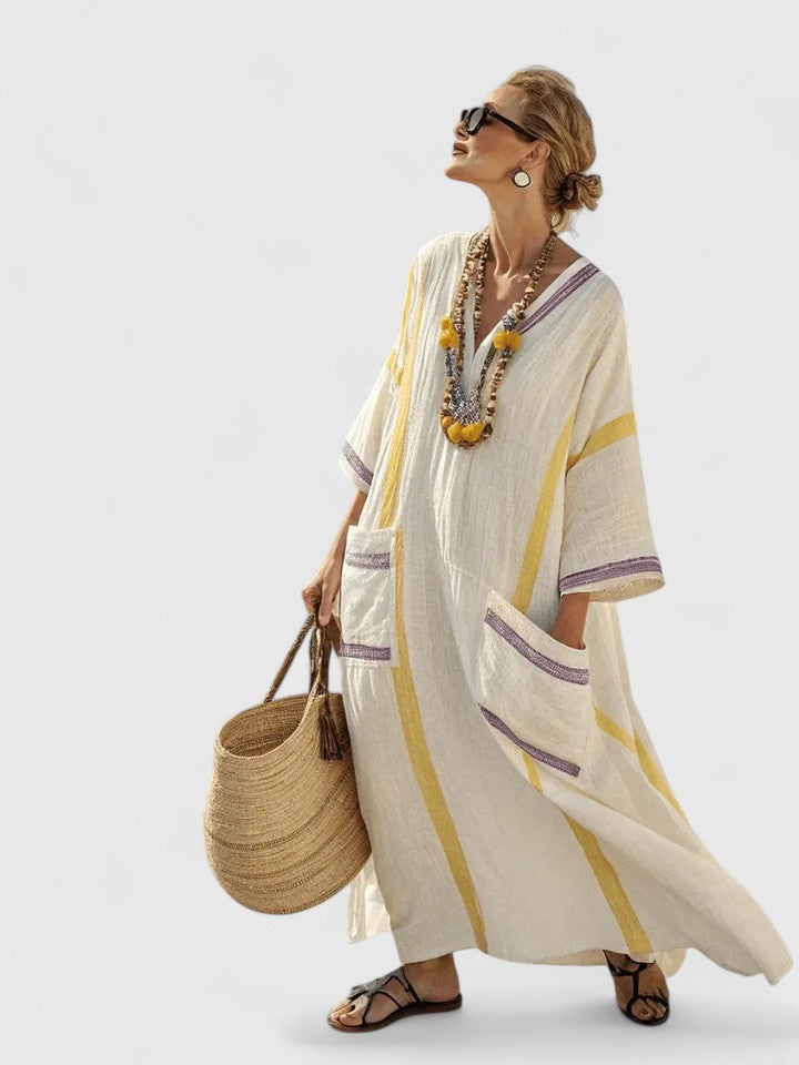 Kyvanna | Elegant Side-Slit Maxi Dress