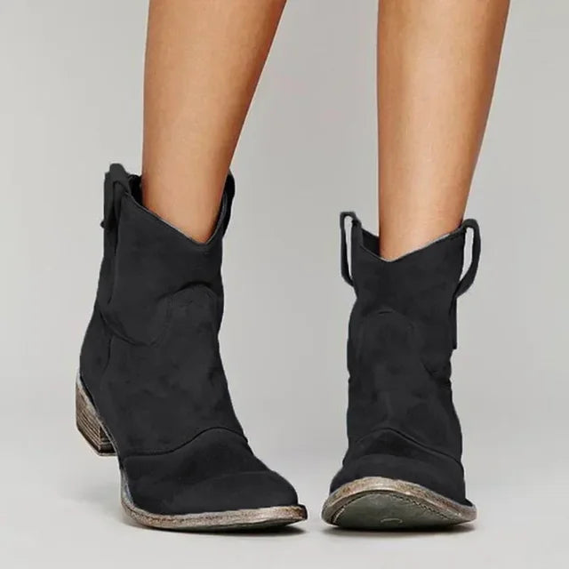 Camellia | Stylish Cowboy Orthopedic Boots