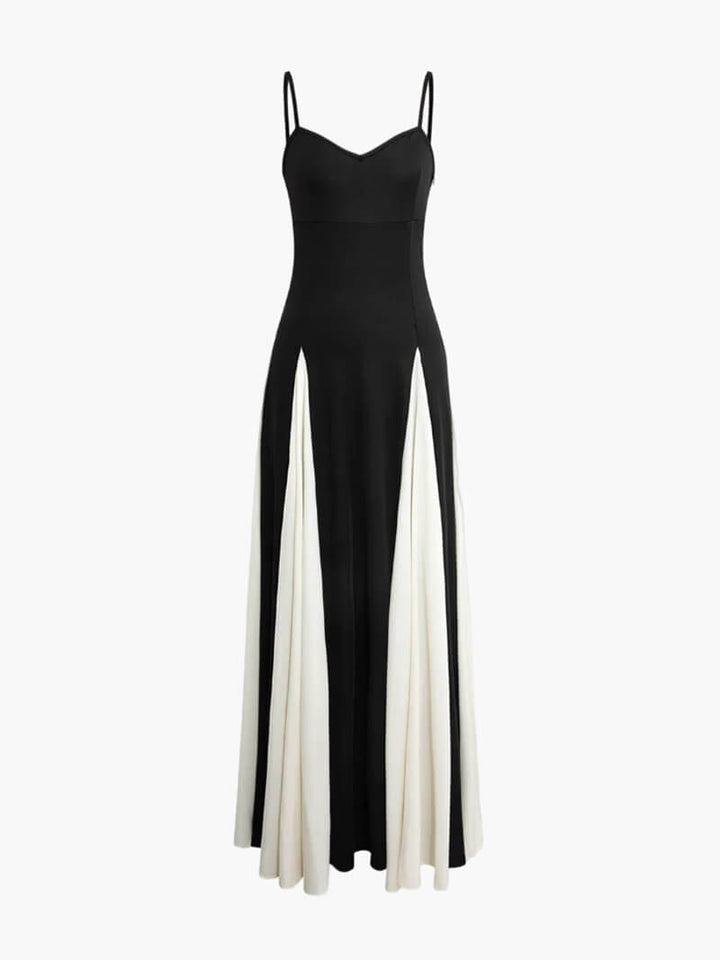 Paloma | Black & White Maxi Wedding Guest Dress