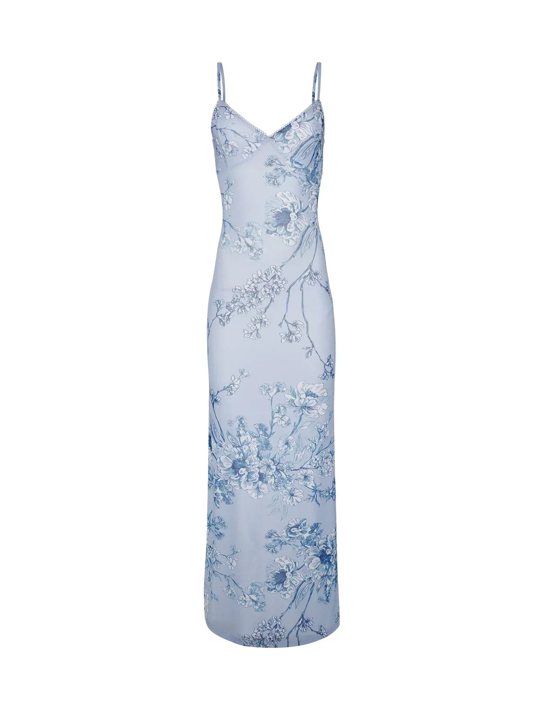 Vivian | Floral Lace Maxi Wedding Guest Dress