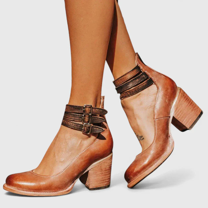 Janelis | Orthopedic Block Heel Sandals