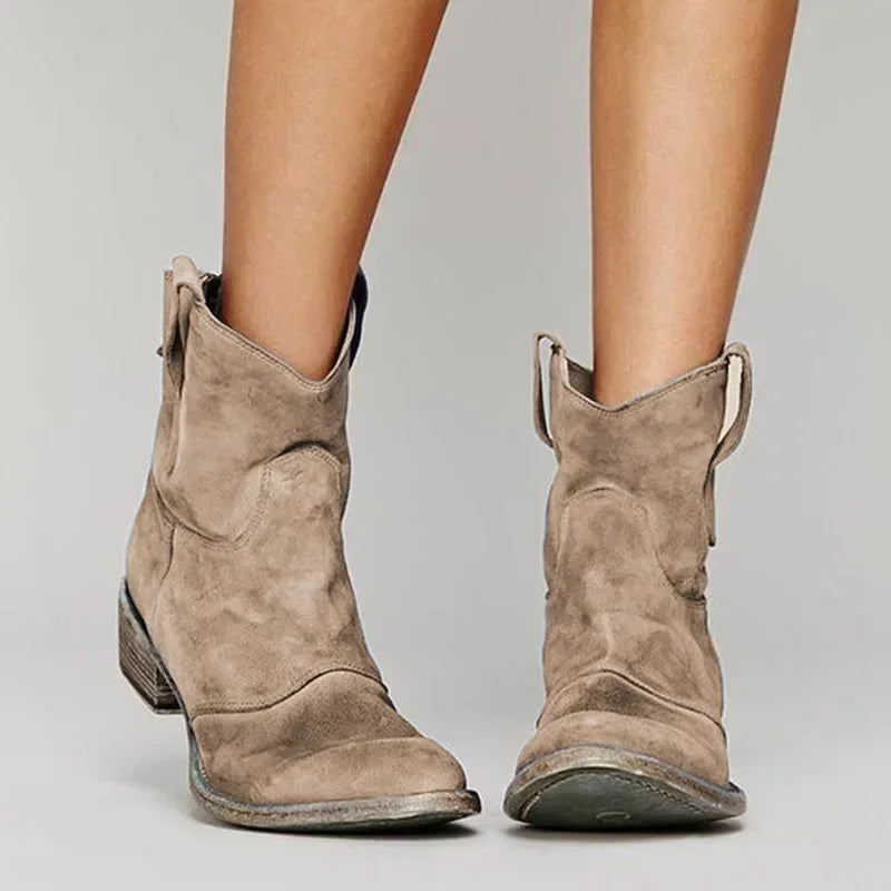 Camellia | Stylish Cowboy Orthopedic Boots