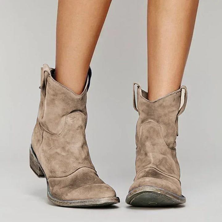 Camellia | Stylish Cowboy Orthopedic Boots