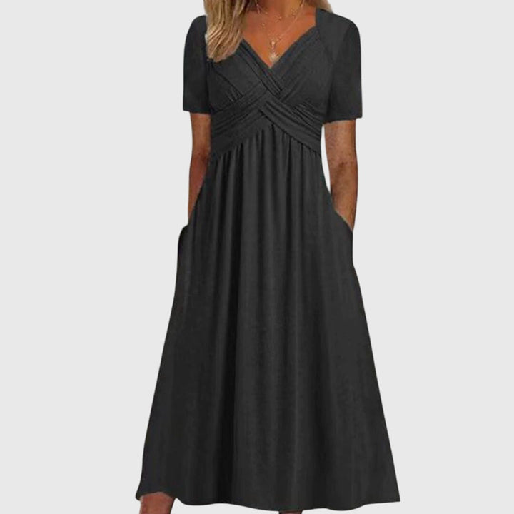 Amanda | Flattering Fit Midi Dress