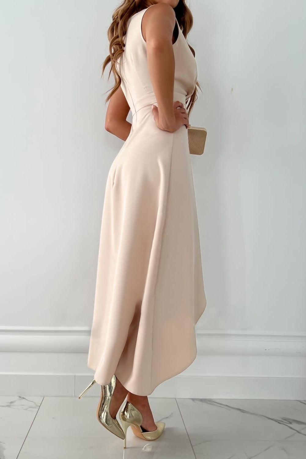 Blaire | V-Neck Wrap Wedding Guest Dress