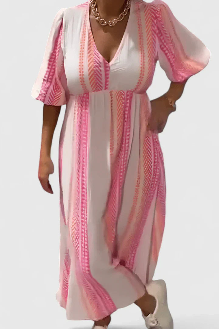 Hyssarah | Elegant Long Sleeve Maxi Dress