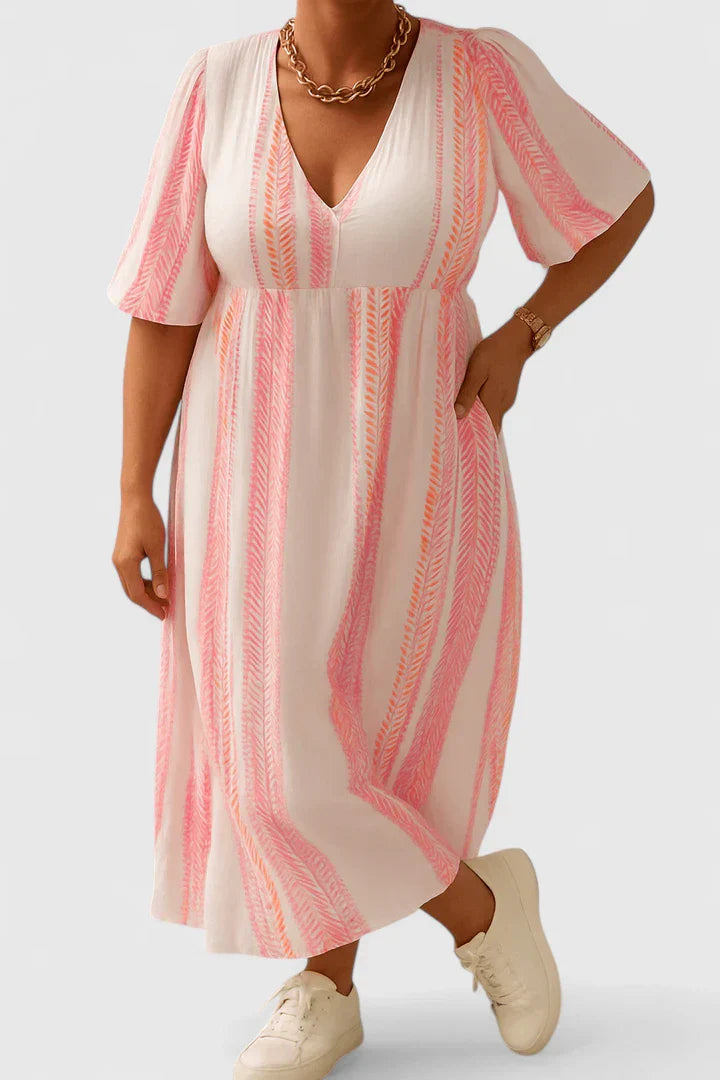 Hyssarah | Elegant Long Sleeve Maxi Dress