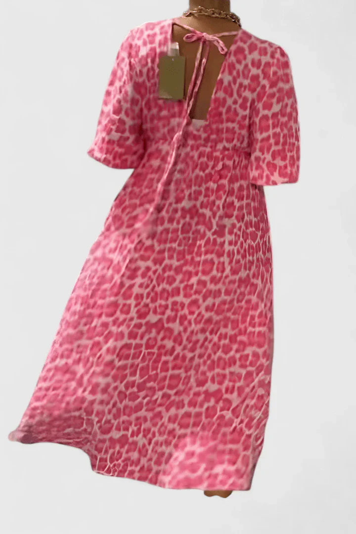 Hyssarah | Elegant Long Sleeve Maxi Dress