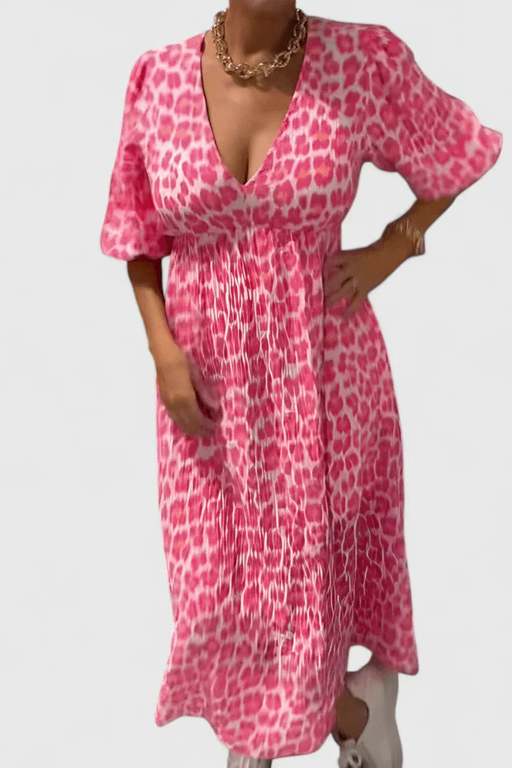 Hyssarah | Elegant Long Sleeve Maxi Dress