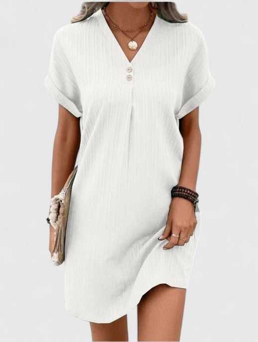 Massie | Elegant Draped Midi Dress