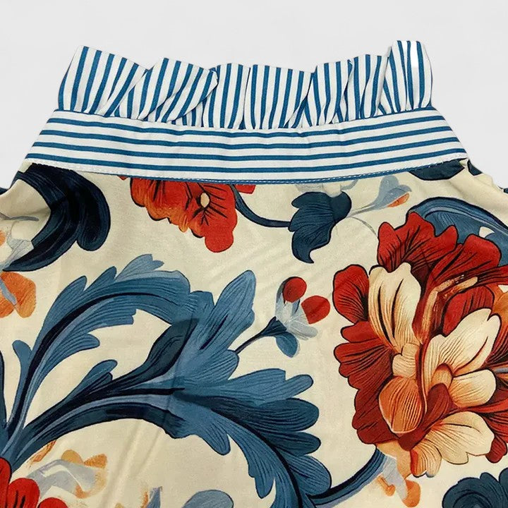 Therese | Elegant Floral Blouse