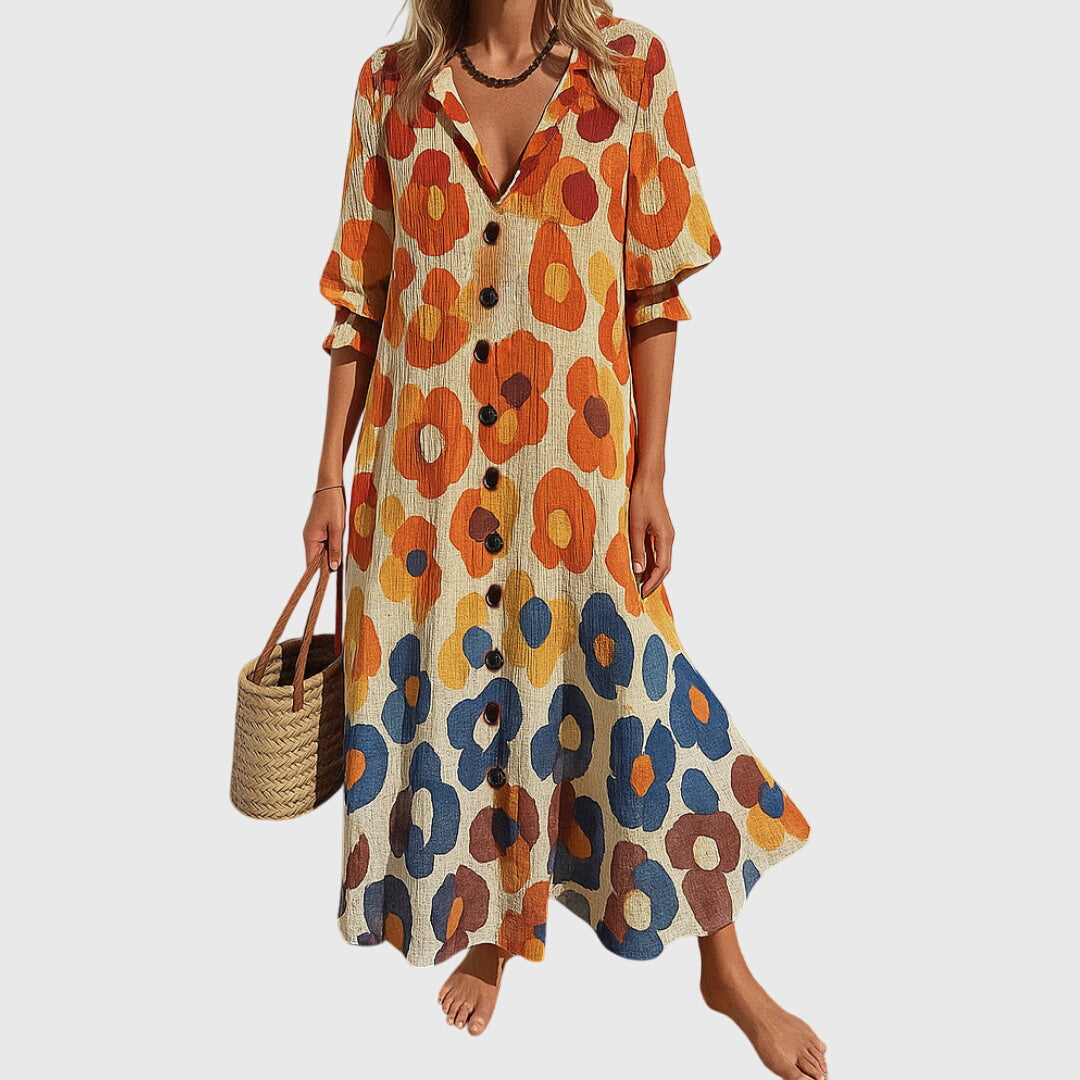 Jasmine™ | Elegant Slimming Midi Dress