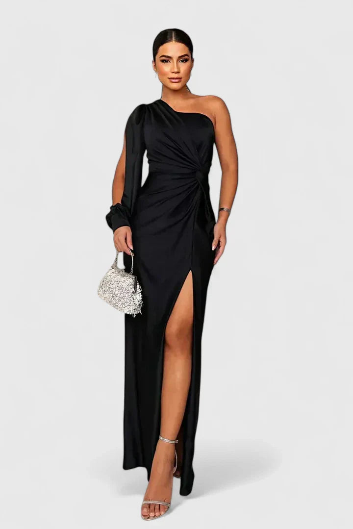 Saryxiah | Elegant Pleated Maxi Dress