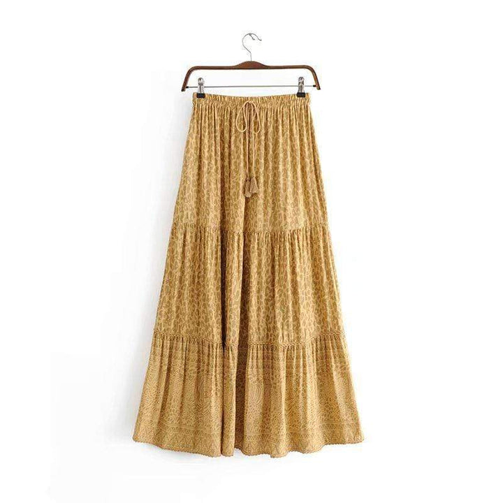 Olivia | Boho Hippie Maxi Skirt