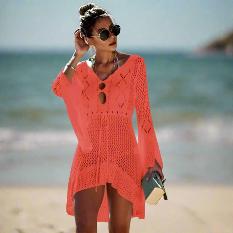 Paisley | Crochet White Beach Cover-Up