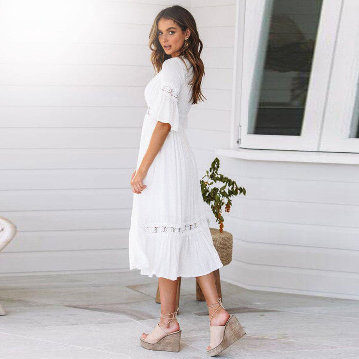 Lucy | Boho White Dress
