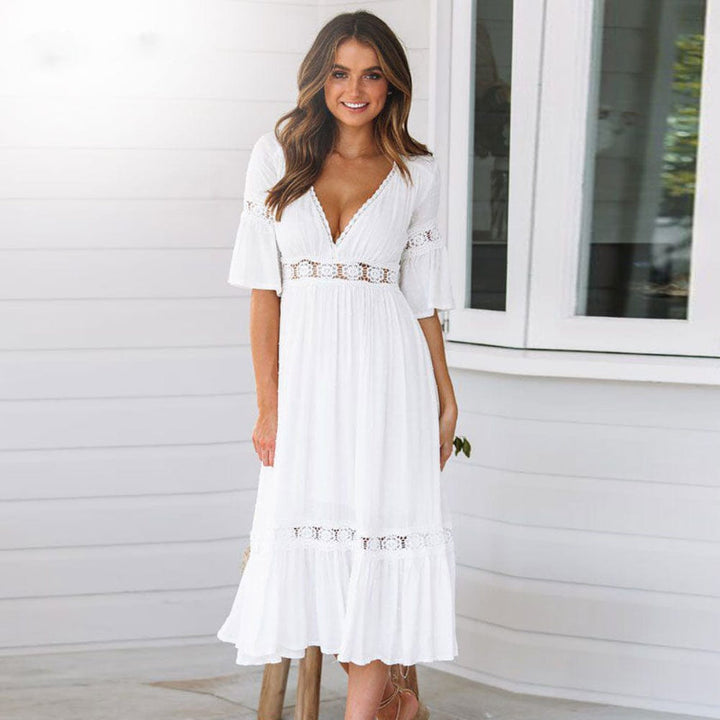 Lucy | Boho White Dress