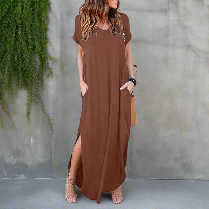 Avery | Casual White Maxi Dress