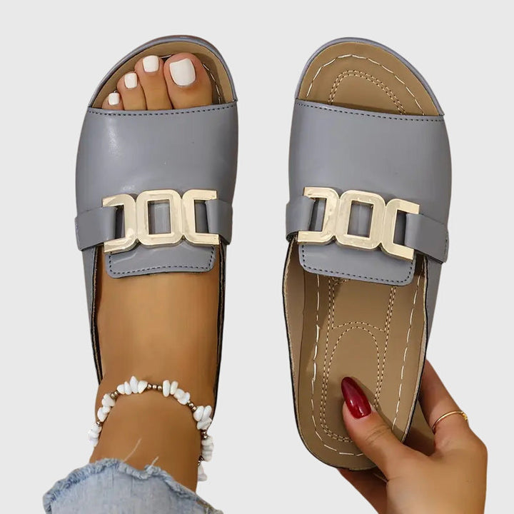 Kathryn™ | Buckle Strap Orthopedic Sandals