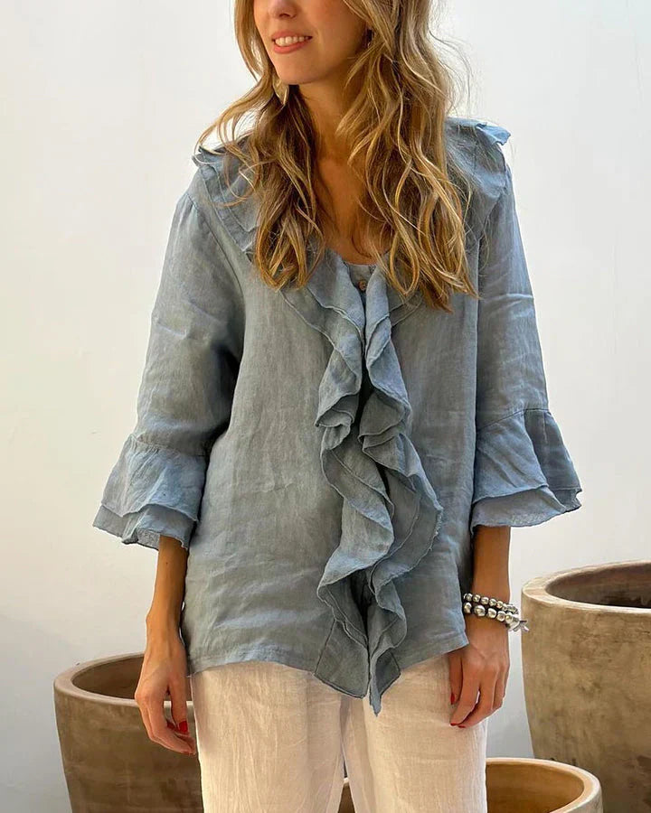 Cherry™ | Stylish Ruffled Blouse
