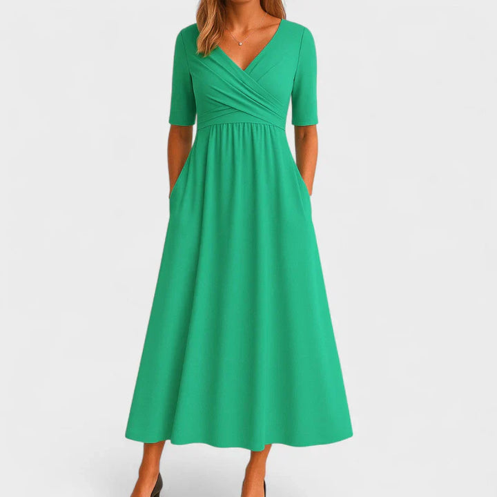 Phoebe | Elegant Classic Midi Dress