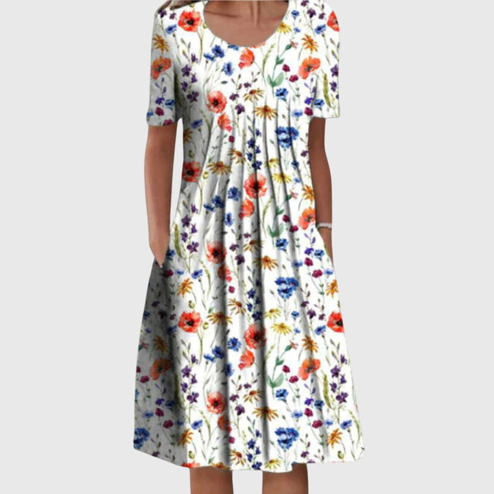 Mary™ | Flattering Tummy Control Midi Dress