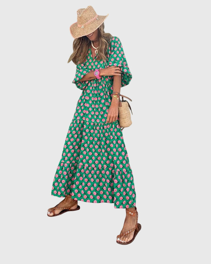 Sarah™ | Boho Chic Maxi Dress