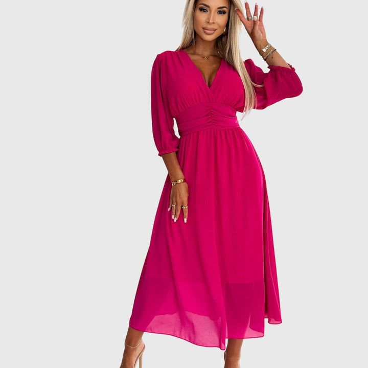 Chloe™ | Lightweight Silky Chiffon Maxi Dress