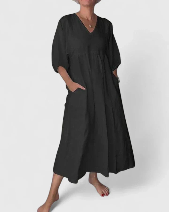 Thalyssa | Elegant Minimalist Maxi Dress