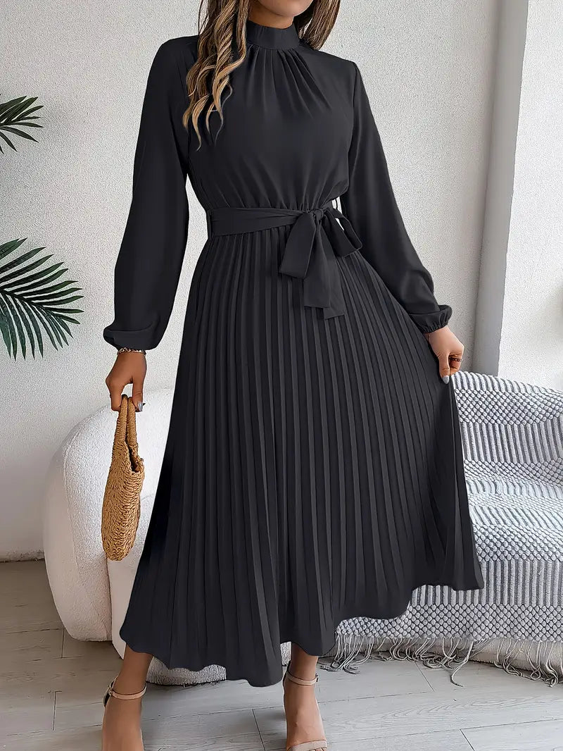Rae | Pleated Midi Wedding Guest Dress