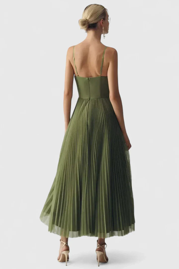 Hylyana | Elegant Long Sleeve Midi Dress