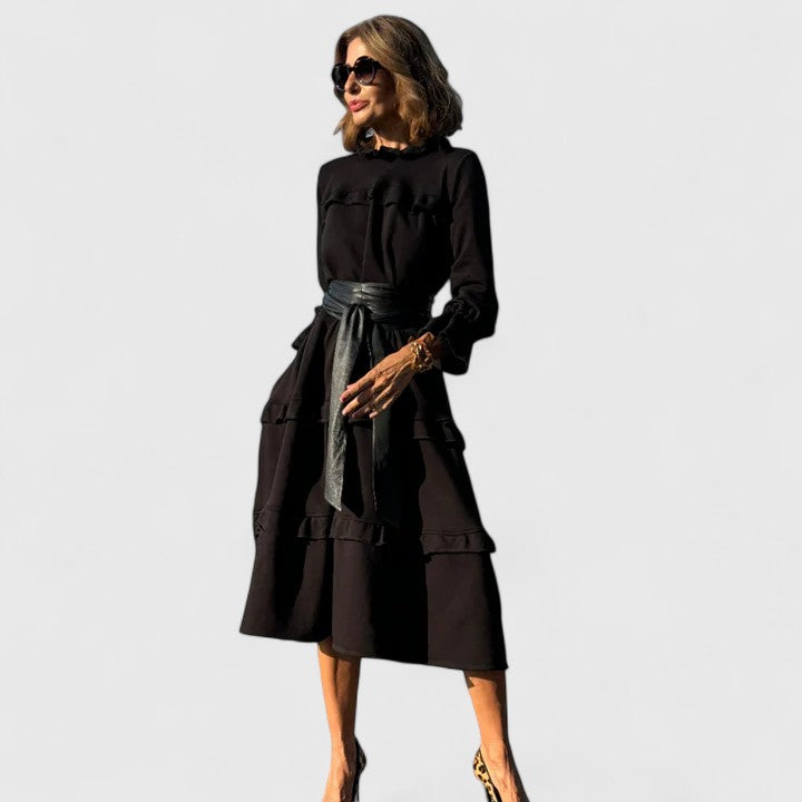 Briannelyse | Sophisticated Structured Midi Dress