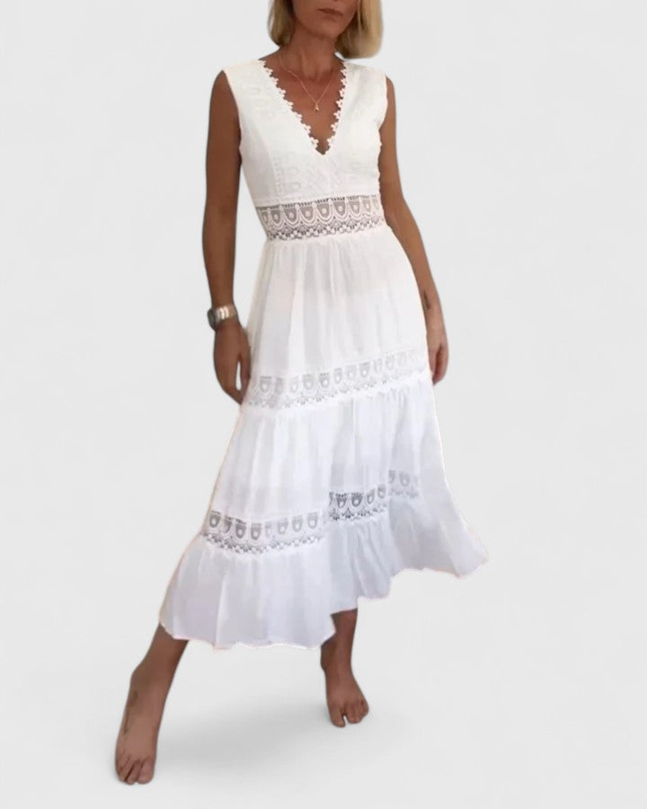 Alena | Elegant Slim Fit Midi Dress