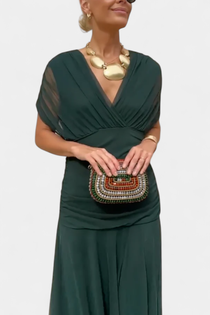 Eryzziah | Elegant Off-Shoulder Evening Dress