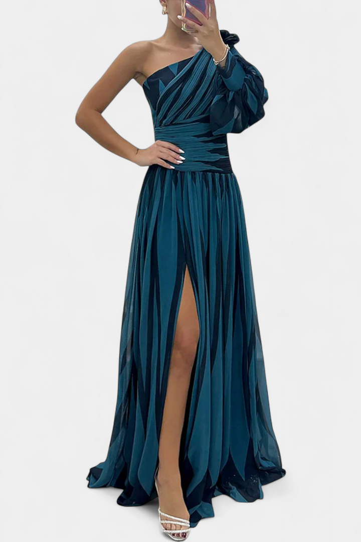 Aubryzah | Sophisticated Flowing Maxi Dress