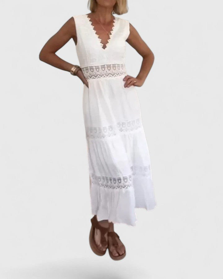 Alena | Elegant Slim Fit Midi Dress