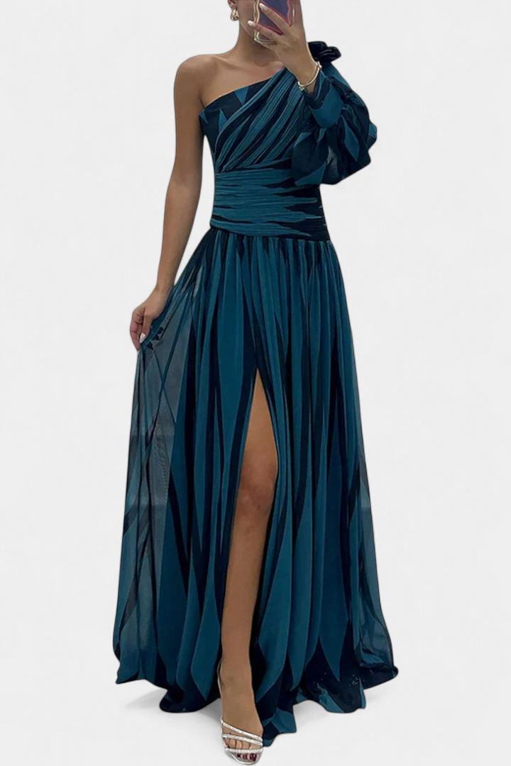 Aubryzah | Sophisticated Flowing Maxi Dress