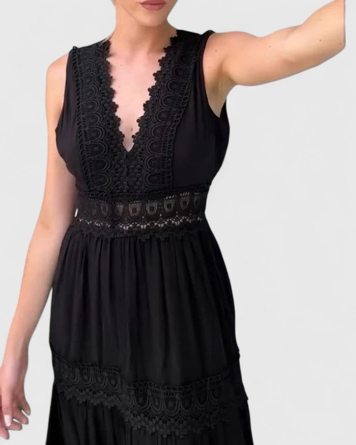 Alena | Elegant Slim Fit Midi Dress