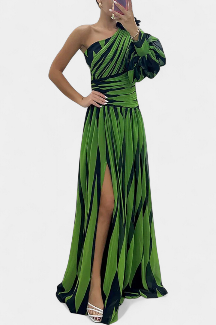 Aubryzah | Sophisticated Flowing Maxi Dress