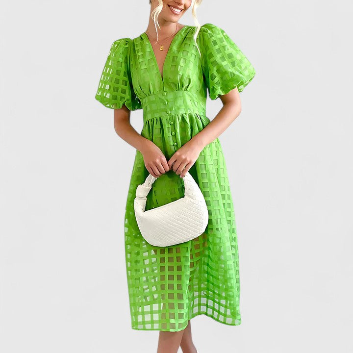 Elanqi | Elegant Tailored Midi Dress