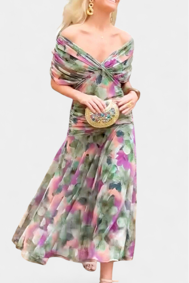 Eryzziah | Elegant Off-Shoulder Evening Dress