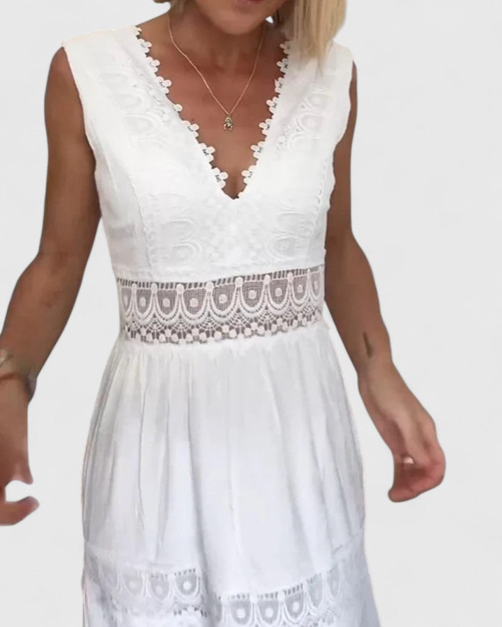 Alena | Elegant Slim Fit Midi Dress
