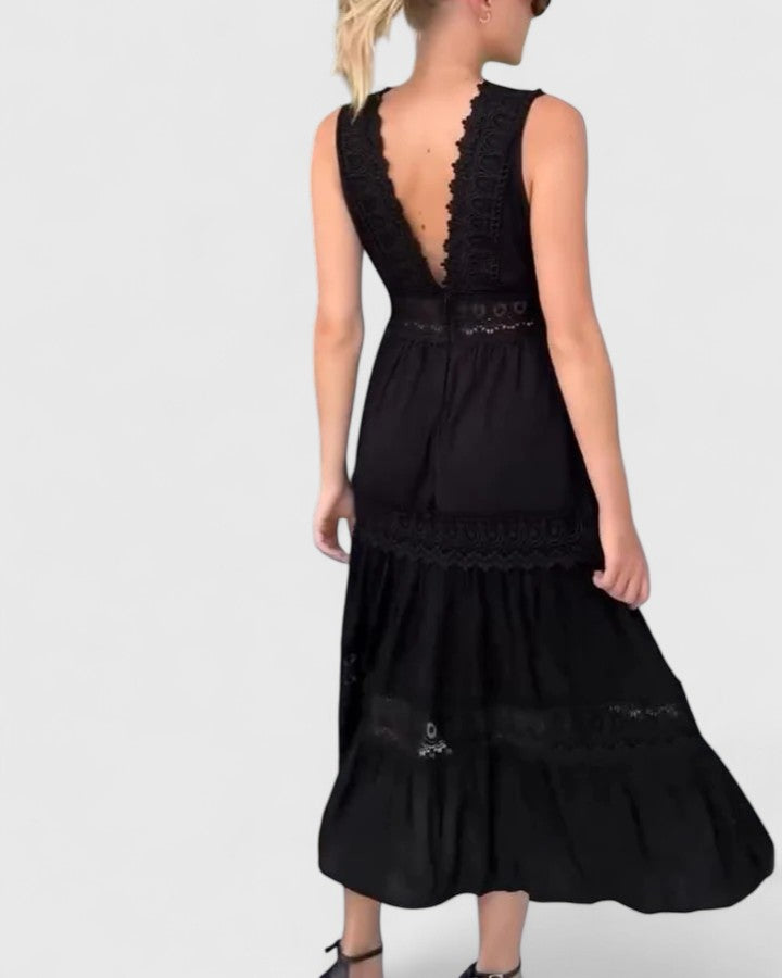 Alena | Elegant Slim Fit Midi Dress