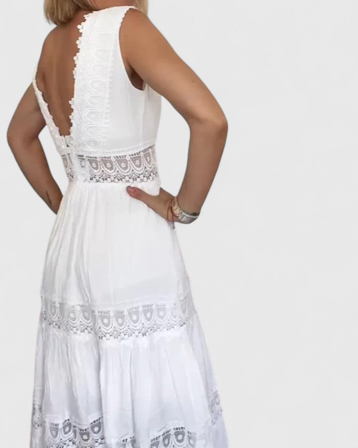 Alena | Elegant Slim Fit Midi Dress